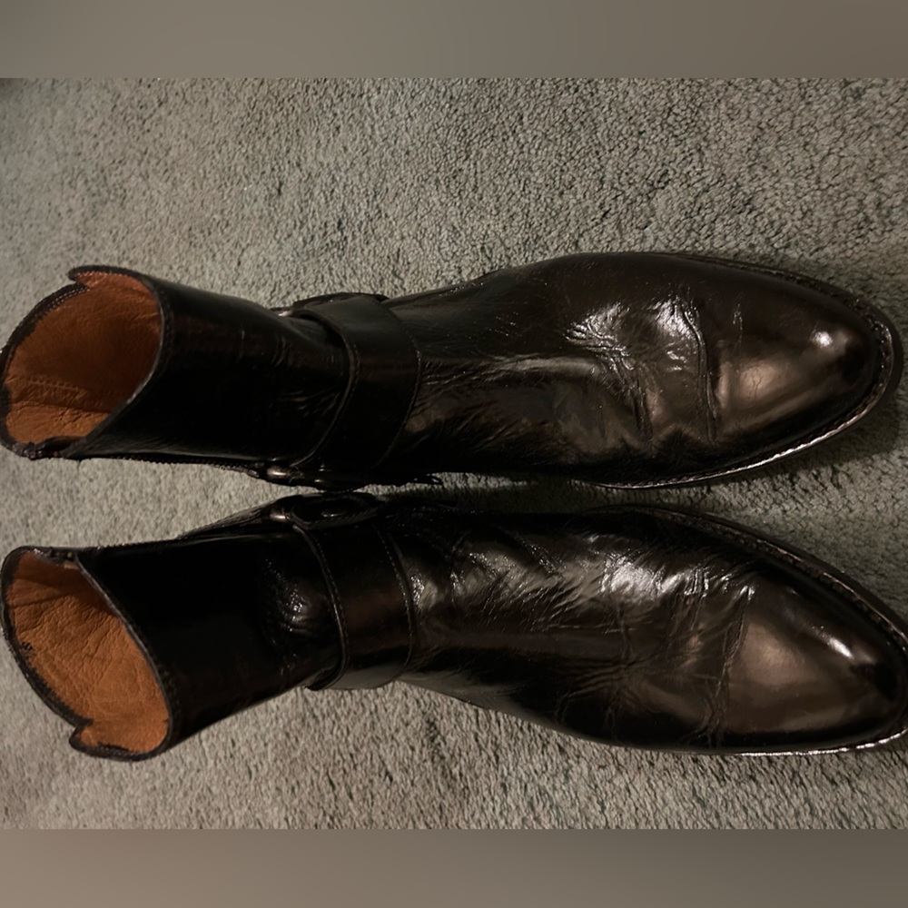 Frye Men's Black Leather Boots - Picture 5 of 7